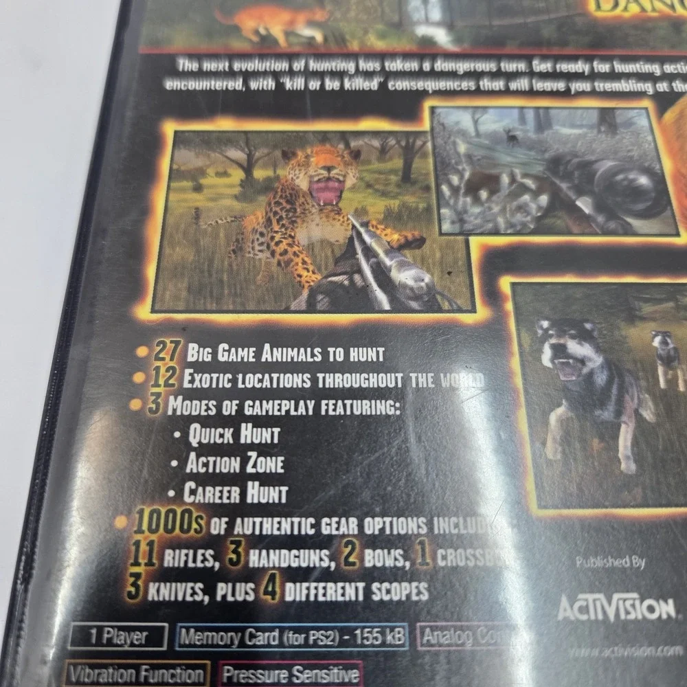 Cabela's‎ Dangerous Hunts Sony PlayStation 2 PS2 Game CIB Complete Manual Tested